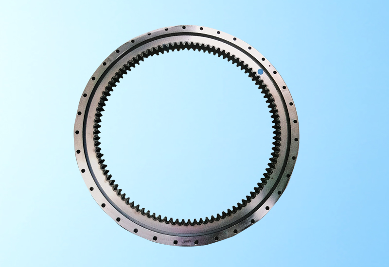 Single row four point contact ball slewing bearing